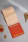 Kancheepuram Silk Cream Saree