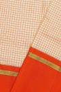 Kancheepuram Silk Cream Saree