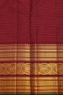 Kancheepuram Silk Wine Saree