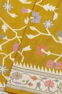 Fancy Tussar Mustard Saree