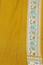 Fancy Tussar Mustard Saree