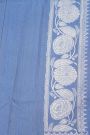 Fancy Tussar Georgette Blue Saree