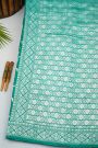 Fancy Tussar Georgette Sea Green Saree