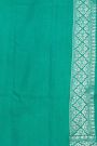 Fancy Tussar Georgette Sea Green Saree