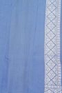 Fancy Tussar Georgette Blue Saree