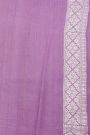 Fancy Tussar Georgette Lilac Saree