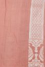 Fancy Tussar Georgette Peach Saree