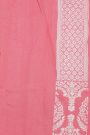 Fancy Tussar Georgette Pink Saree