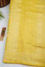 Fancy Tussar Georgette Yellow Saree