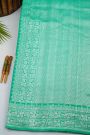 Fancy Tussar Georgette Sea Green Saree