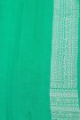 Fancy Tussar Georgette Sea Green Saree