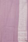 Fancy Tussar Georgette Lavender Saree