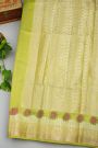Fancy Matka Silk Pista Green Saree