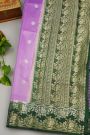 Fancy Matka Silk Lavender Saree