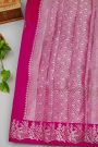 Fancy Matka Silk Magenta Saree