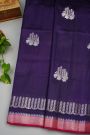 Fancy Matka Silk Navy Blue Saree