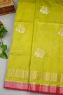 Fancy Matka Silk Light Green Saree