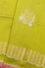 Fancy Matka Silk Light Green Saree