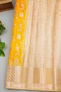 Fancy Matka Silk Yellow Saree