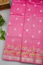 Fancy Matka Silk Pink Saree