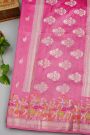 Fancy Matka Silk Pink Saree