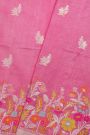 Fancy Matka Silk Pink Saree