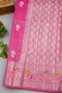 Fancy Matka Silk Pink Saree