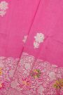 Fancy Matka Silk Pink Saree