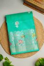 Fancy Matka Silk Sea Green Saree