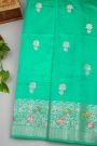 Fancy Matka Silk Sea Green Saree