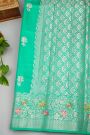 Fancy Matka Silk Sea Green Saree