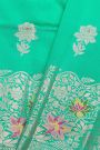 Fancy Matka Silk Sea Green Saree