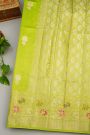 Fancy Matka Silk Light Green Saree
