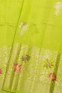 Fancy Matka Silk Light Green Saree