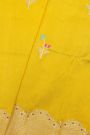Fancy Matka Silk Yellow Saree