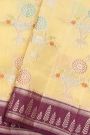 Fancy Matka Silk Cream Saree