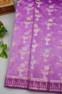 Fancy Matka Silk Lavender Saree