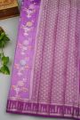 Fancy Matka Silk Lavender Saree