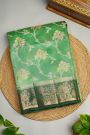 Fancy Matka Silk Sea Green Saree