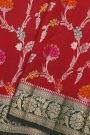 Fancy Matka Silk Red Saree