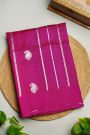 Fancy Matka Silk Magenta Saree