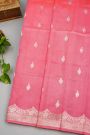 Fancy Matka Silk Baby Pink  Saree