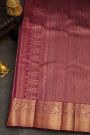 Kancheepuram Silk Wine Saree