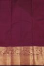 Kancheepuram Silk Wine Saree