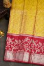 Kancheepuram Silk Mustard Saree