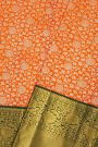 Kancheepuram Silk Orange Saree