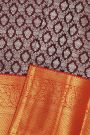 Kancheepuram Silk Brown Saree