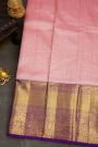 Kancheepuram Silk Baby Pink Saree