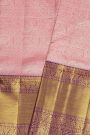 Kancheepuram Silk Baby Pink Saree
