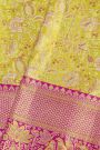 Kancheepuram Tissue Lemon Yellow And Green Saree